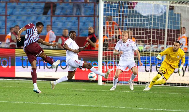 Trendyol Süper Lig: Trabzonspor: 2 - Samsunspor: 2
