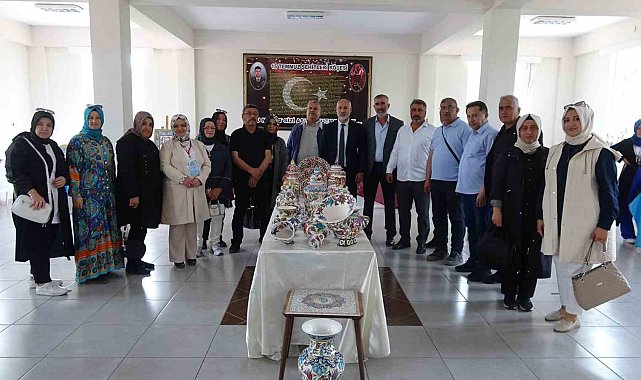 Tunçbilek'te çini sergisi