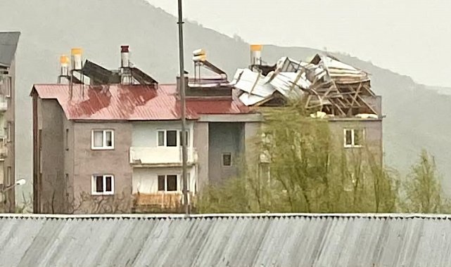 Tunceli'de fırtına nedeniyle hasar tespitine başlandı