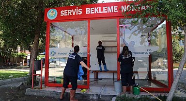 Turgutlu Belediyesi Temizlik İşleri Müdürlüğünden bahar T-temizliği