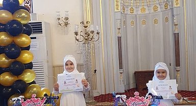 Türkeli'de minik hafızlara hatim programı