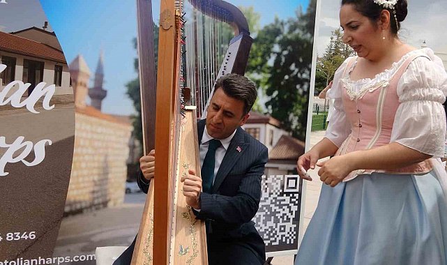 Vali Aygöl, arp sanatçısı gibi hünerlerini sergiledi