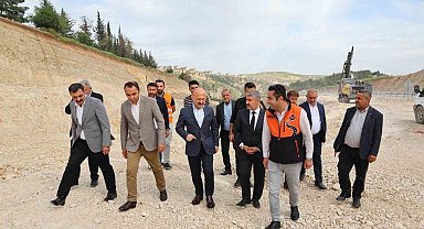 Vali Varol, Besni çevre yolunda incelemelerde bulundu