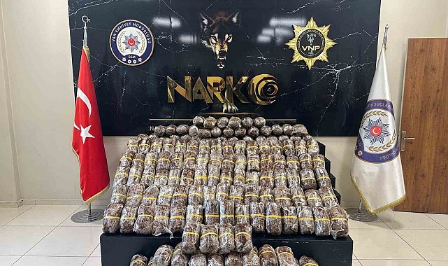 Van'da 84 kilo 460 gram esrar ele geçirildi