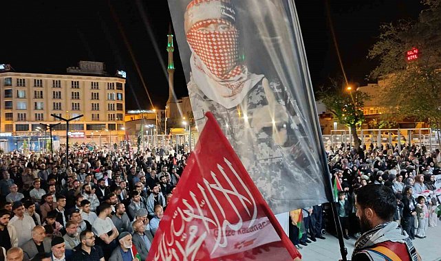 Van'da Filistin'e destek yürüyüşü düzenlendi