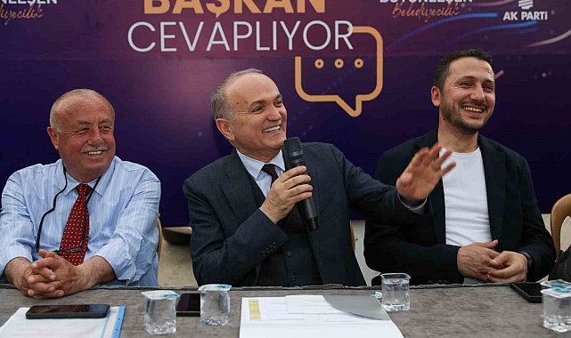 Vatandaş soruyor, başkan cevaplıyor