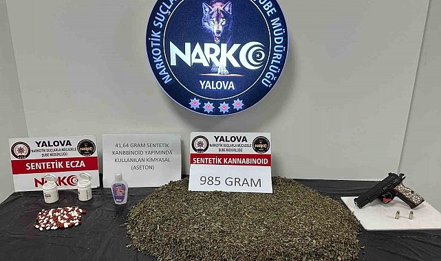 Yalova'da uyuşturucu operasyonunda 2 tutuklama