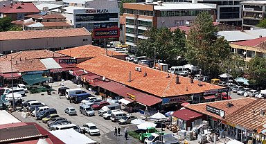 Yangında zarar gören işyerlerindeki çalışmalar tamamlandı