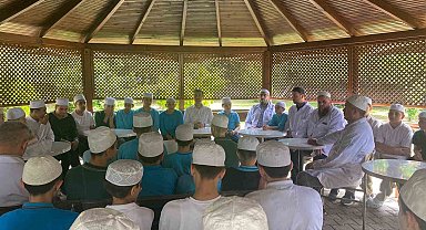 Yatılı eğitim alan öğrencilere ziyaret