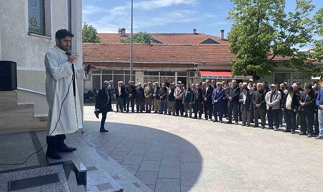 Yenice'de cuma namazı sonrası yağmur duası