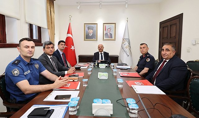 Yenilenecek muhtarlık seçimleri için koordinasyon toplantısı yapıldı