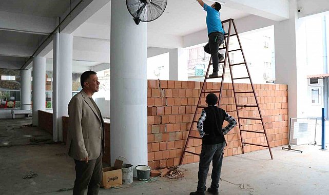 Yenipazar Belediyesi çok amaçlı binayı yeniliyor