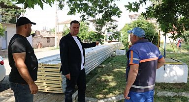 Yenipazar'daki parklar, meydanlar ve caddeler güzelleşiyor