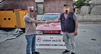 Yozgat'ta çalınan araç, Aksaray'da bulundu