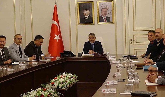 Yozgat'ta orman yangınlarını önlemek için toplantı yapıldı