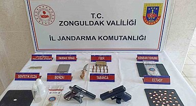 Zonguldak'ta eş zamanlı uyuşturucu operasyonunda 7 şüpheli yakalandı