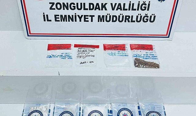 Zonguldak'ta narkotik operasyonunda 5 tutuklama