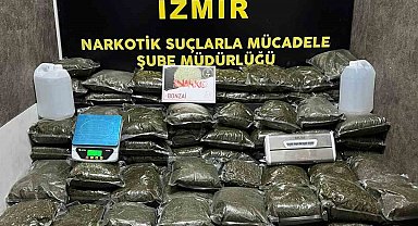 126 kilogram 'insan yiyen' uyuşturucu, İzmir'de ele geçirildi