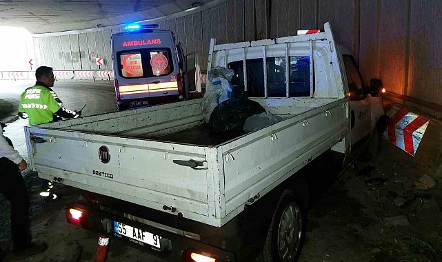 'Ucube Kavşak'ta 2 ayrı kaza: 4 yaralı