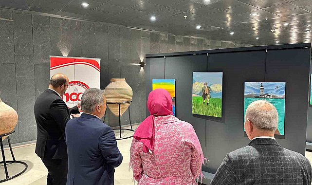 60 öğrencinin resmi, Samsun Müzesi'nde sergilendi