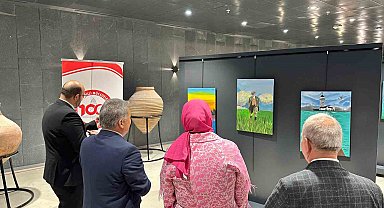 60 öğrencinin resmi, Samsun Müzesi'nde sergilendi