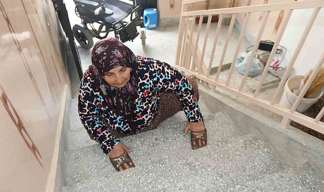 63 yıldır sürünen Hatice teyzenin yürek yakan dramı