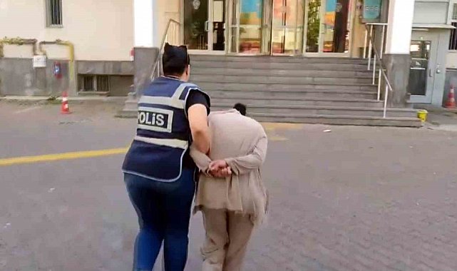 75 yıl kesinleşmiş cezası bulunan kadın polisten kaçamadı