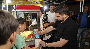 Açık hava sinema keyfi Duraklar köyünde