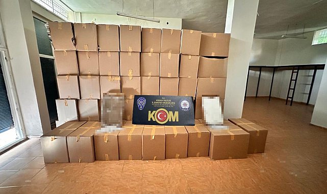Adana'da 44 milyon TL değerinde doldurulmuş sigara ele geçirildi