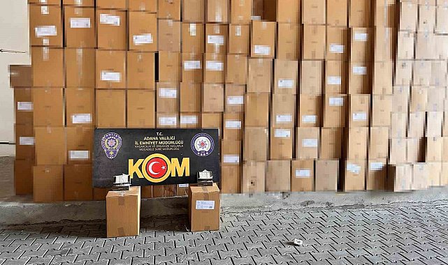 Adana'da 5 buçuk milyonluk kaçakçılık operasyonu: 5 gözaltı