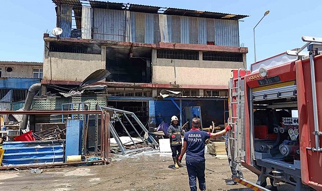 Adana'da iş yerinde tüp patladı: 3 yaralı