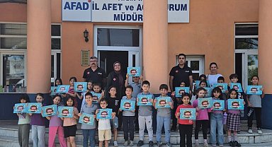 AFAD Aydın İl Müdürlüğü minik öğrencileri ağırladı