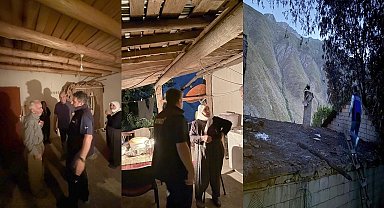 AFAD, Yangında evi zarar gören aileyi ziyaret etti