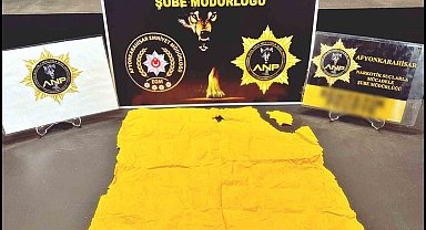 Afyonkarahisar'da otobüste peçeteye emdirilmiş uyuşturucu ele geçirildi