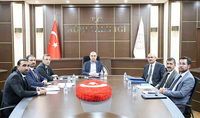 Ağrı'da haftalık çalışma grubu toplantısı yapıldı