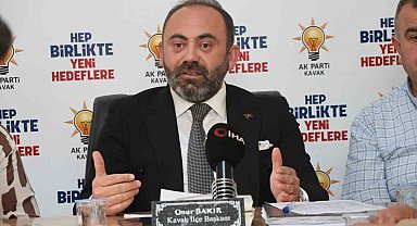 AK Parti İlçe Başkanı Bakır: "Kavak Belediyesi'nde usulsüzlük tespit edildi"