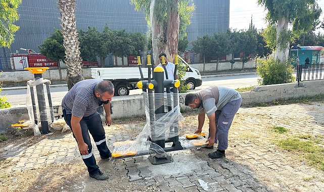 Akdeniz Belediyesi park ve yeşil alanlarda çalışmalarını hızlandırdı