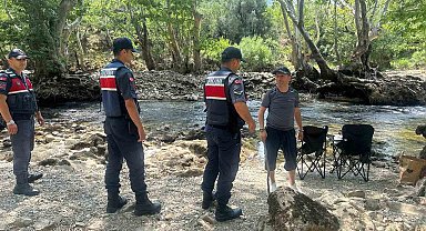 Akdeniz'de yangın alarmı, Akseki'de jandarma devriyeleri sıklaştırdı