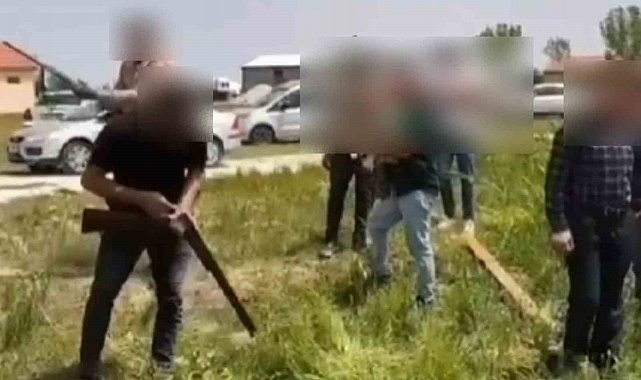 Aksaray'da magandaların evinden cephanelik çıktı