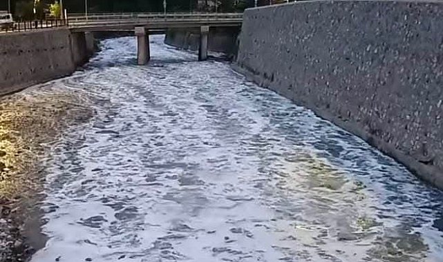 Aksu Deresi'nde kimyasal atık şüphesi