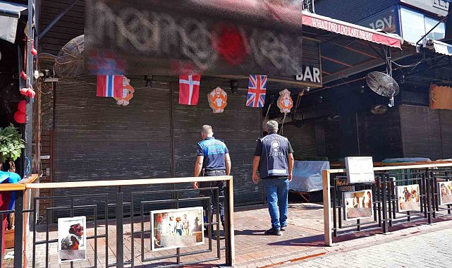 Alanya'da adaba aykırı eylem gerçekleştirilen bar mühürlendi