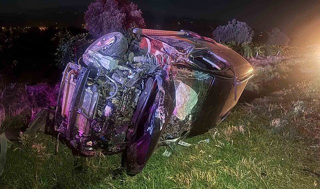 Alaşehir'de trafik kazası: 1 ölü, 4 yaralı