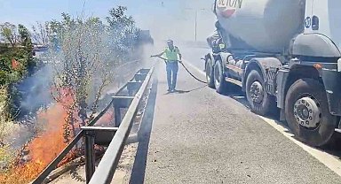 Alevlere karşı polis ekiplerinden beton mikserli müdahale