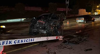 Alkollü sürücü dehşet saçtı: Karşı şeride geçti, ortalık savaş alanına döndü