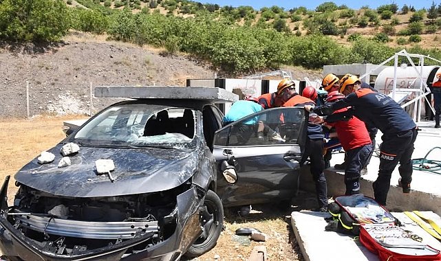 Amasya'da deprem tatbikatı yapıldı