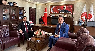 Anamur Kaymakamı Bozdemir, Başsavcı Çatlı'yla vedalaştı