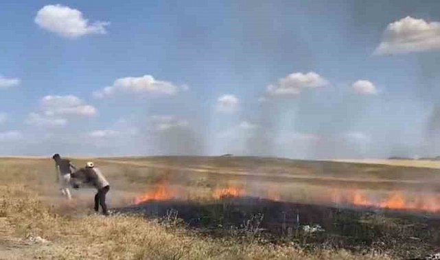 Ankara'da anız yangını