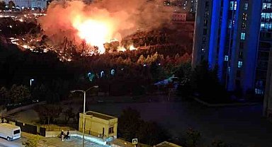 Ankara'daki arazi yangını söndürüldü