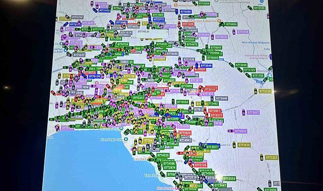 Antalya'da taksilere panik butonu