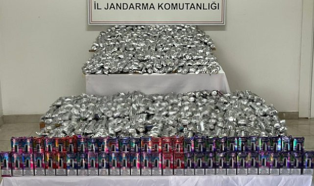 Antalya'da yol yardım çekicisinde 5 bin kaçak elektronik sigara ele geçirildi